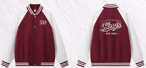 百周年棒球外套（紅）